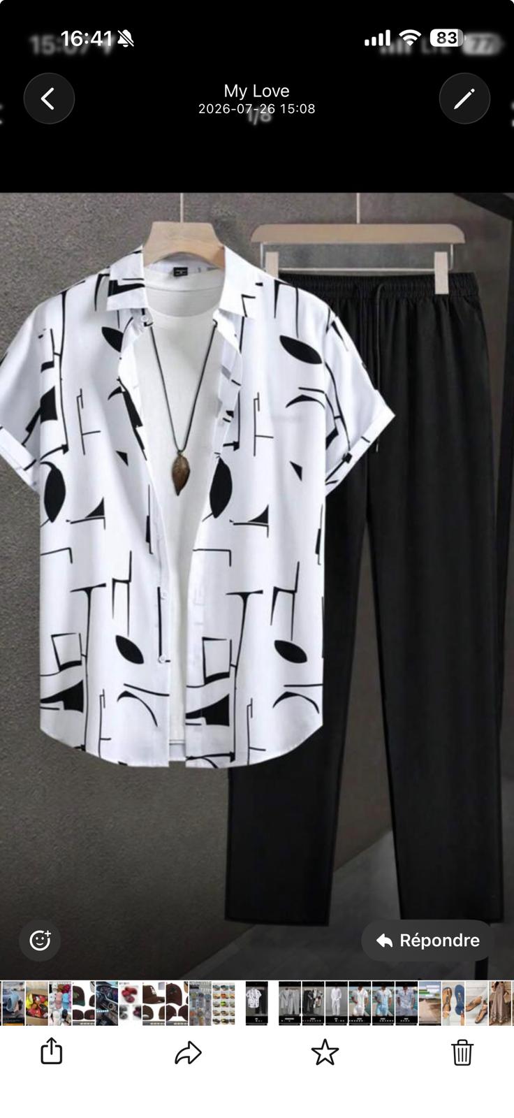 Ensemble masculin