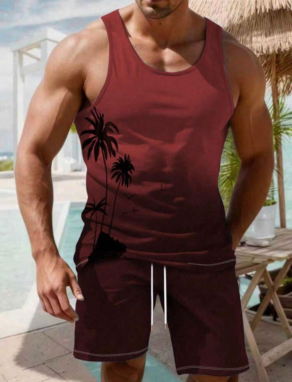 Ensemble de plage décontracté pour hommes