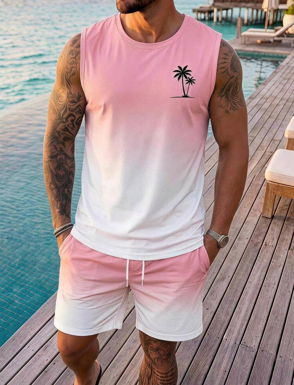 Ensemble de plage décontracté pour hommes