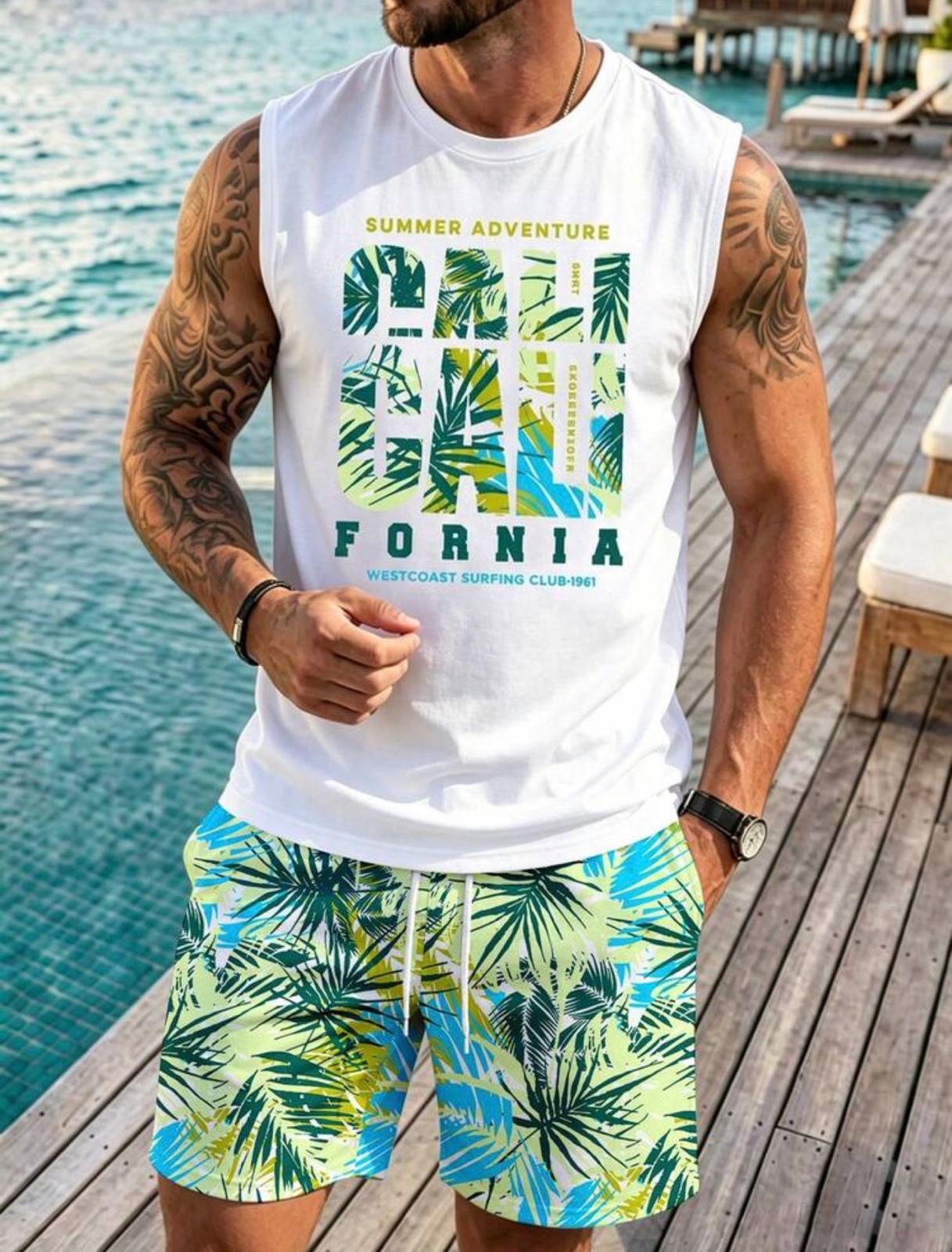 Ensemble de plage décontracté pour hommes