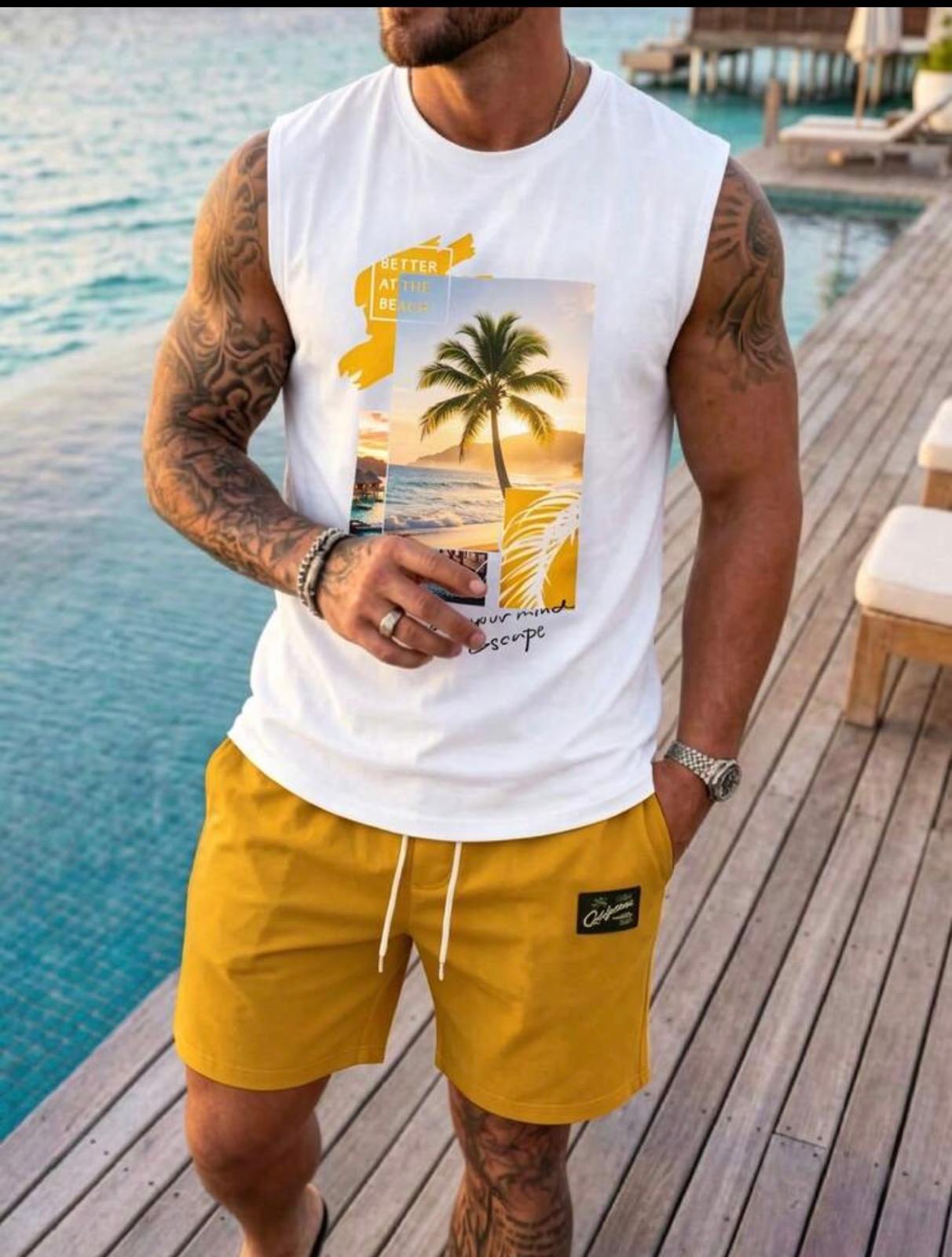 Ensemble de plage décontracté pour hommes
