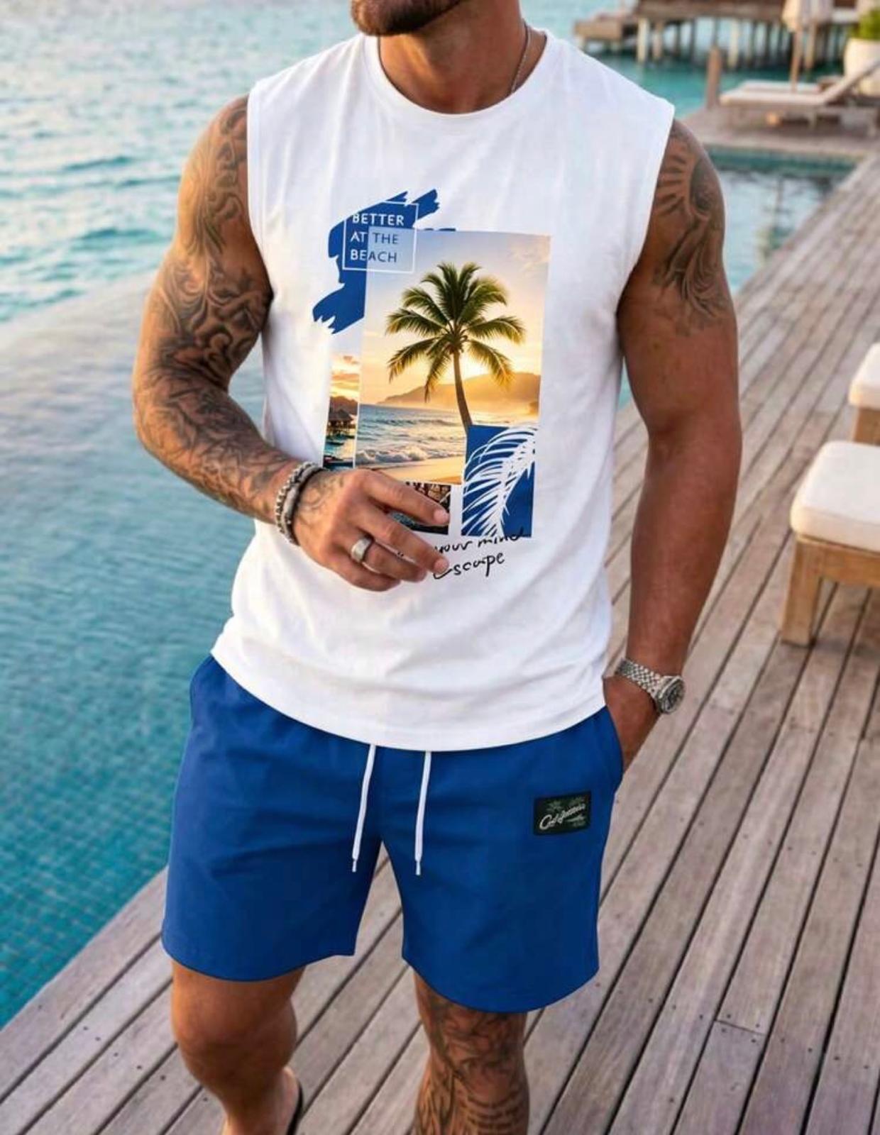 Ensemble de plage décontracté pour hommes